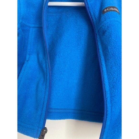 Columbia Fleece Steens Mountain Toddler Bright Indigo Blue Jacket - Picture 6 of 6